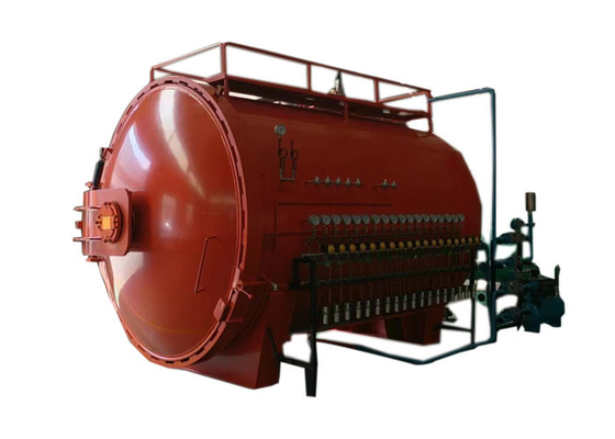 Gedwongen Ventilatie Rubber het Genezen Autoclaaf Grote Schaal 380V met Schuimisolatie