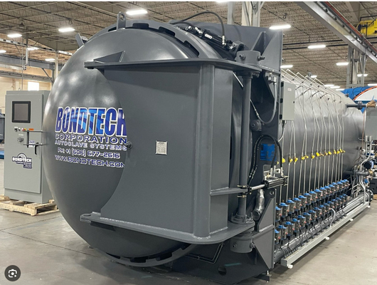 Hoogdrukcomposite industriële autoclaaf voor een effectieve lengte van 1-15 m