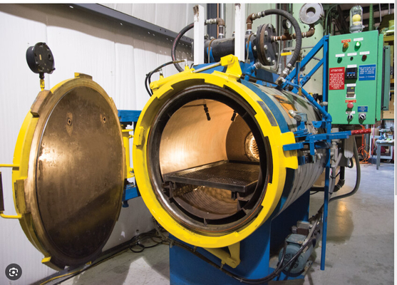 Hoogtemperatuurcomposit autoclaaf 50 Hz 3-fase voor koolstofvezel