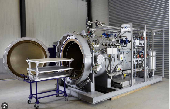 Elektrische verwarming samengestelde autoclaaf met 600-5000 mm diameter PLC-besturing