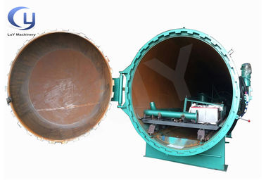 Geautomatiseerde regelafdruk-poel-behandelingsplaats Autoclaaf Hout Horizontaal type