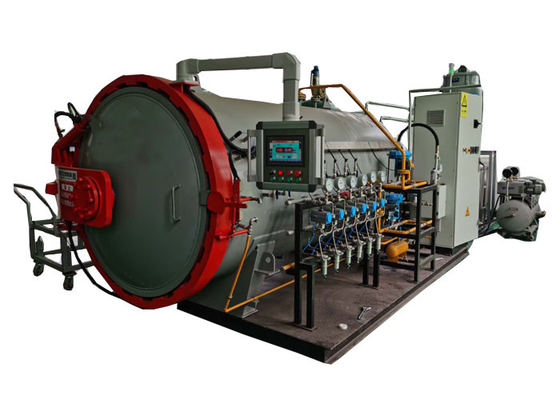 Eenvoudige werking en onderhoud Hoogtemperatuurverharding Elektronische industrie Veld Carbon Fiber Autoclave