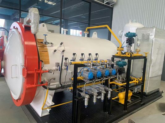 0.8MPa 600mm Diameter Touchscreen Auto-onderdelen zoals motorkap, dak PLC-besturing Industriële kleine composiet autoclaaf voor laboratorium