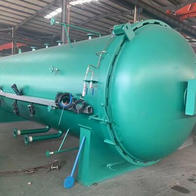 Recyclingmachine voor banden Drager Energiebesparend milieuvriendelijk Volledig automatisch besturingsontwerp Druk 0,6-3,0Mpa Vulcanisatietank